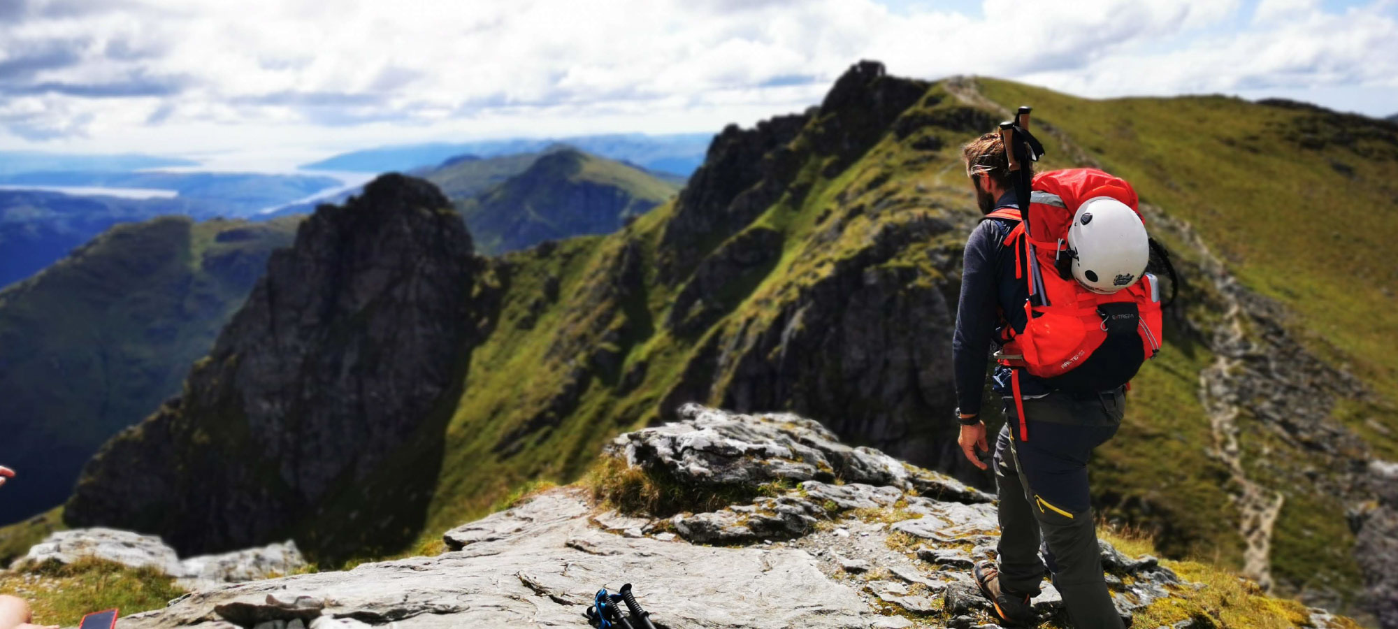 hill walking and mountaineering
