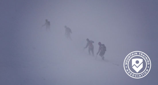 navigating in a whiteout